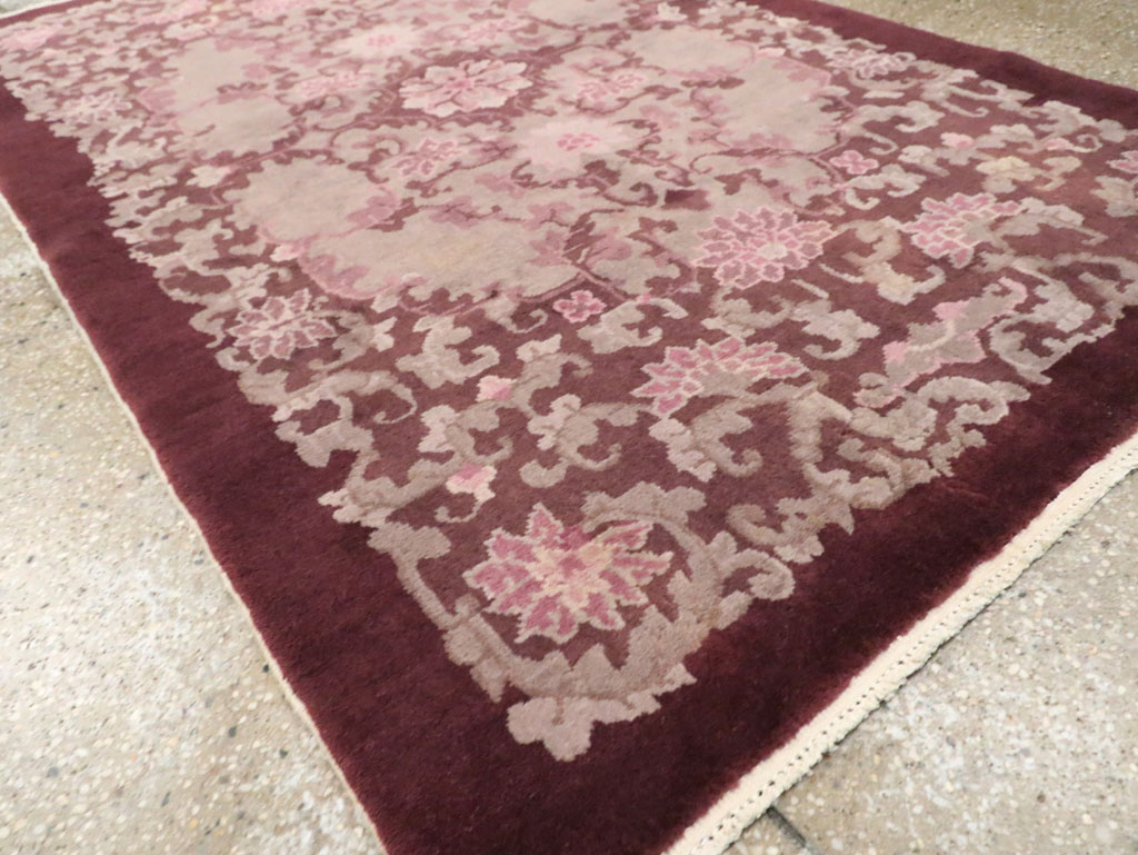 Mid-20th Century Chinese Art Deco Rug, No.30353 - Staging