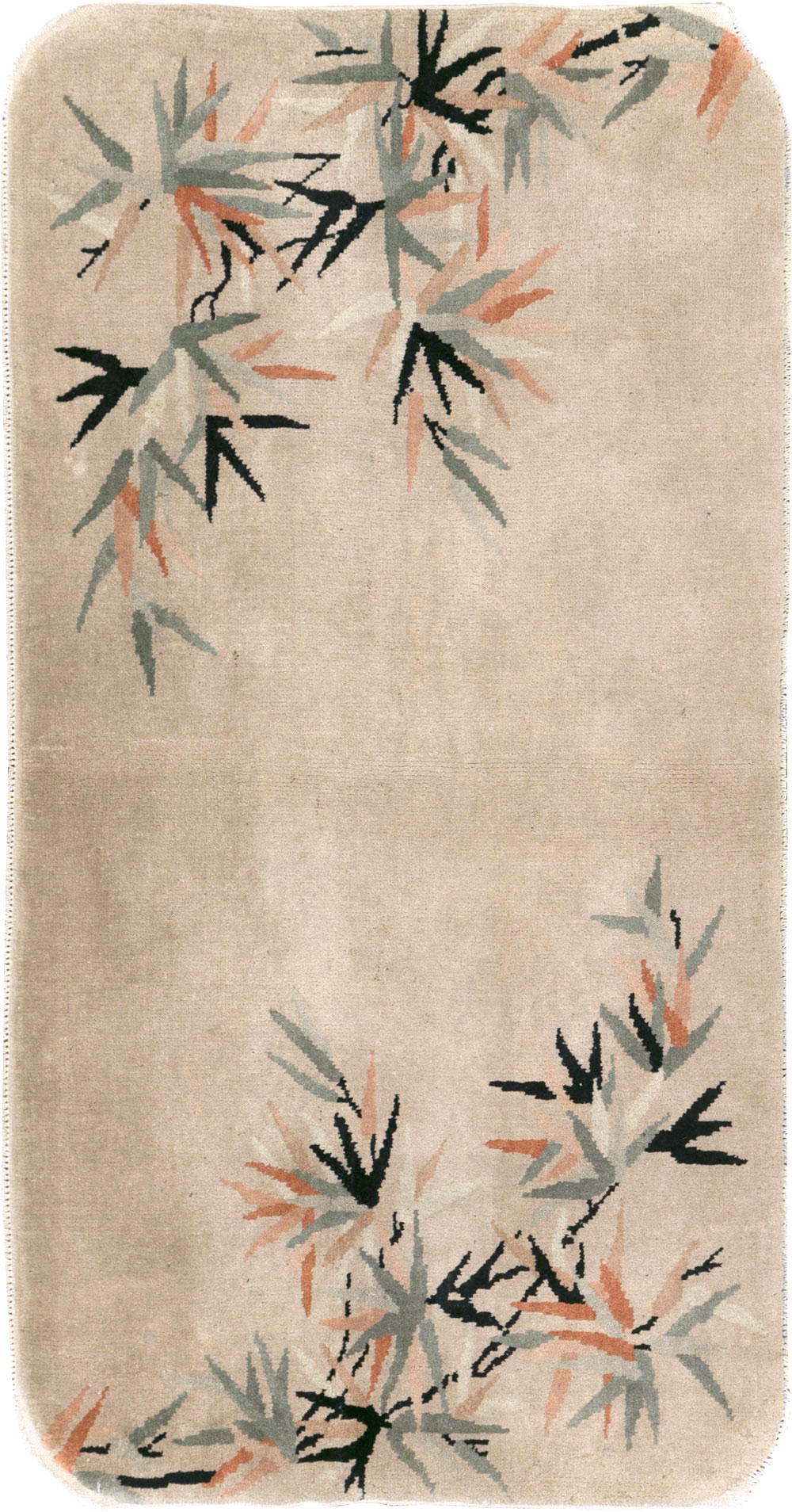 Vintage Chinese Deco Rug, No.30358 - Staging
