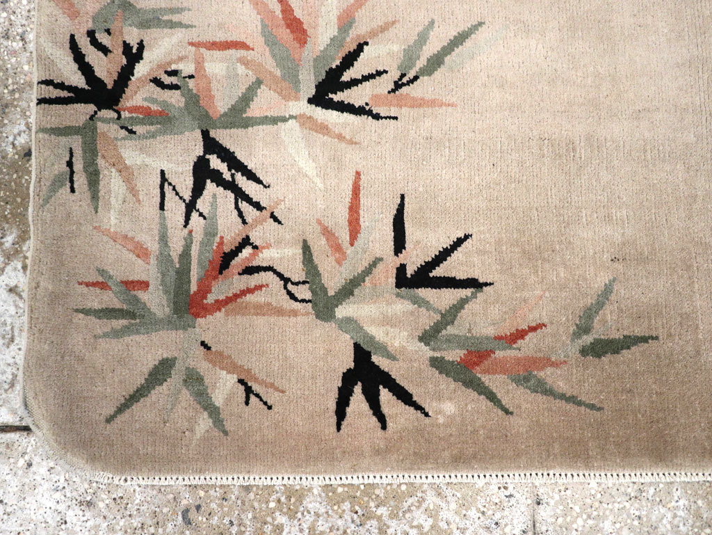 Vintage Chinese Deco Rug, No.30358 - Staging