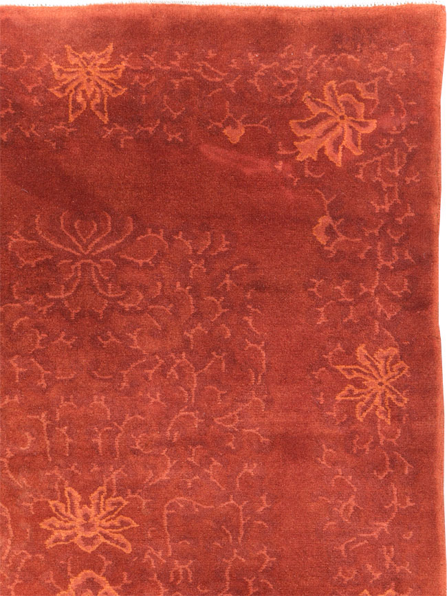 Vintage Chinese Art Deco Accent Rug, No.30359 - Staging