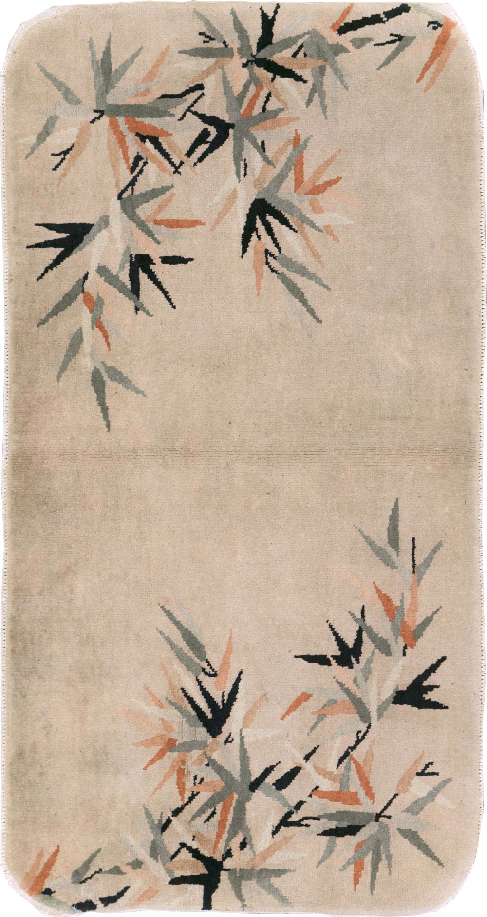 Vintage Chinese Deco Rug, No.30360 - Staging