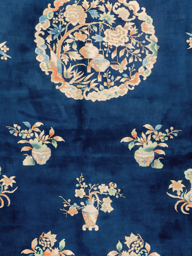 Mid-20th Century  Chinese Art Deco Room Size Carpet, No.30371 - Staging