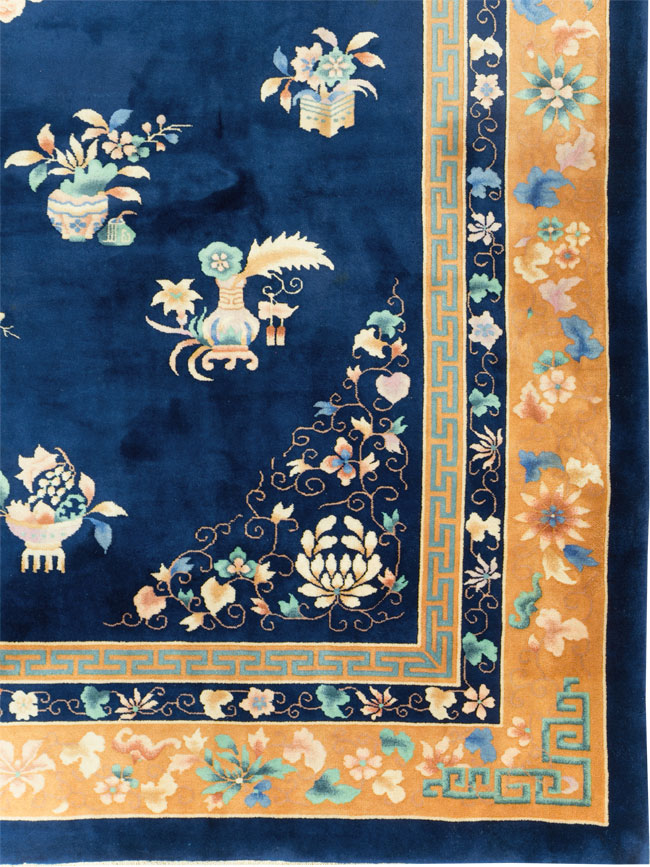 Mid-20th Century  Chinese Art Deco Room Size Carpet, No.30371 - Staging