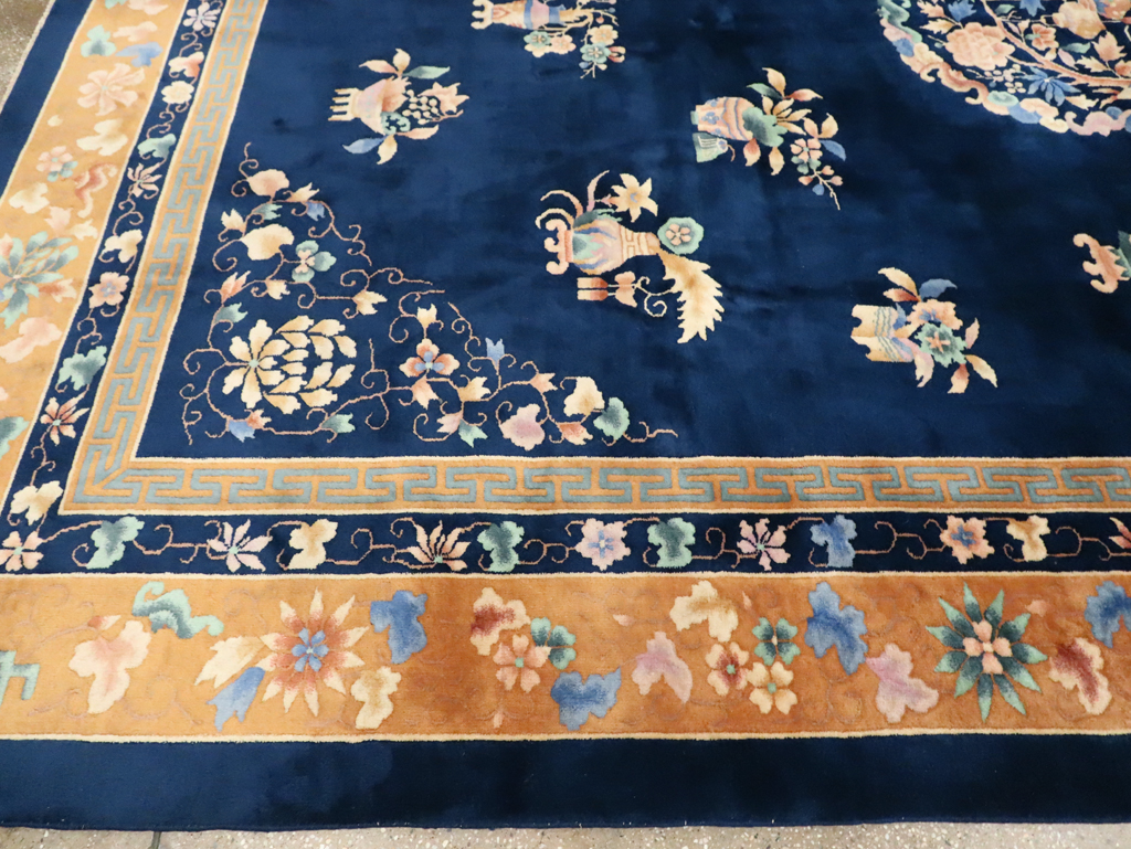 Mid-20th Century  Chinese Art Deco Room Size Carpet, No.30371 - Staging