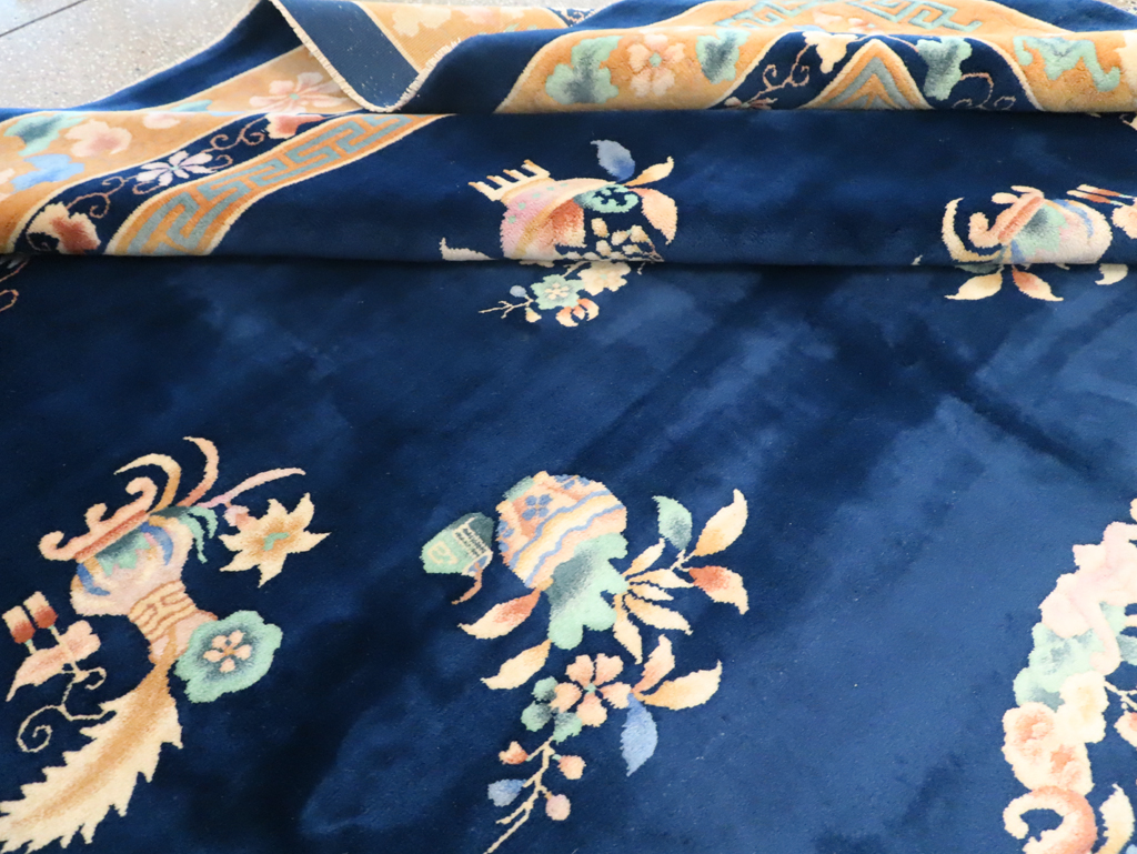 Mid-20th Century  Chinese Art Deco Room Size Carpet, No.30371 - Staging