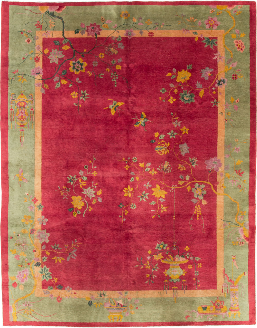 Mid-20th Century Chinese Art Deco Carpet, No.30373 - Staging