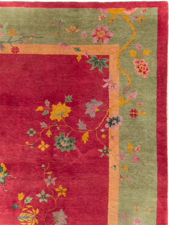 Mid-20th Century Chinese Art Deco Carpet, No.30373 - Staging