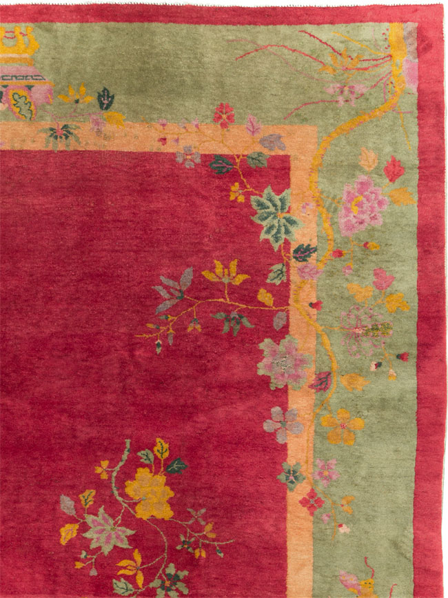 Mid-20th Century Chinese Art Deco Carpet, No.30373 - Staging