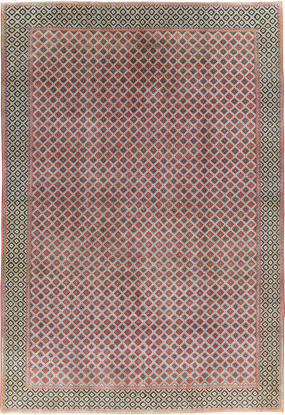 Vintage Persian Quom Small Room Size Carpet, No.30374 - Staging