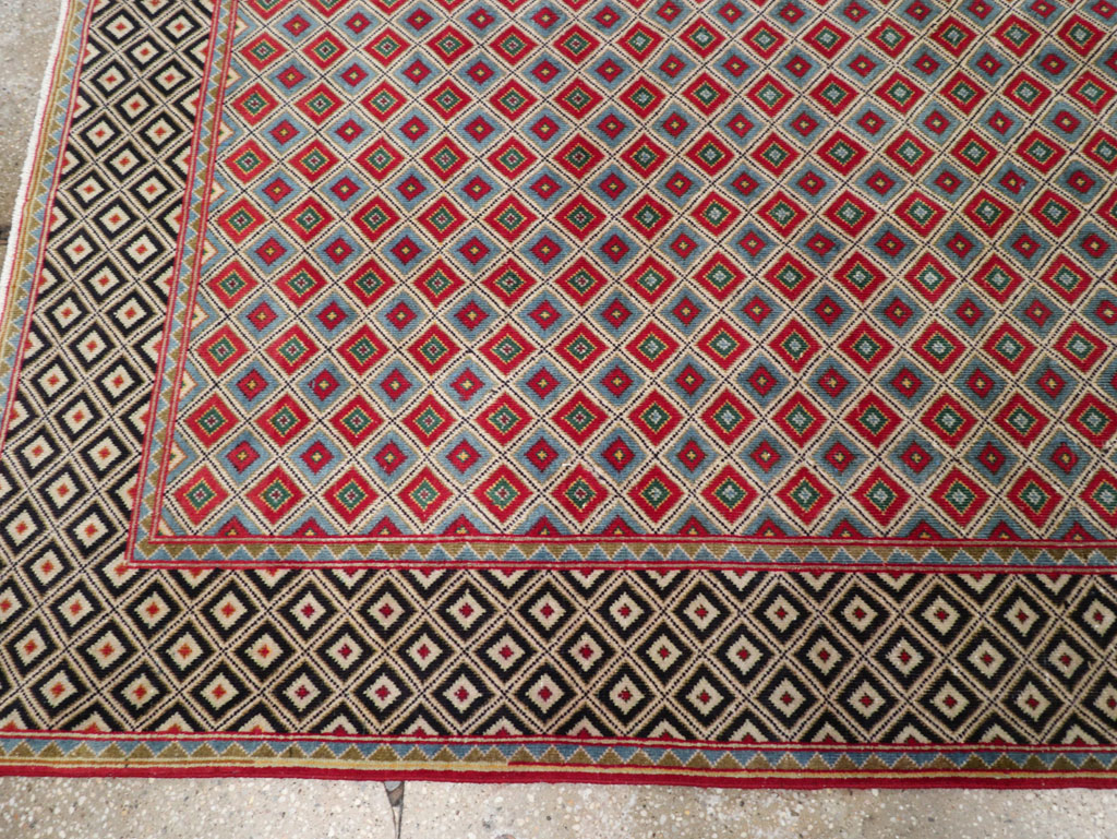 Vintage Persian Quom Small Room Size Carpet, No.30374 - Staging
