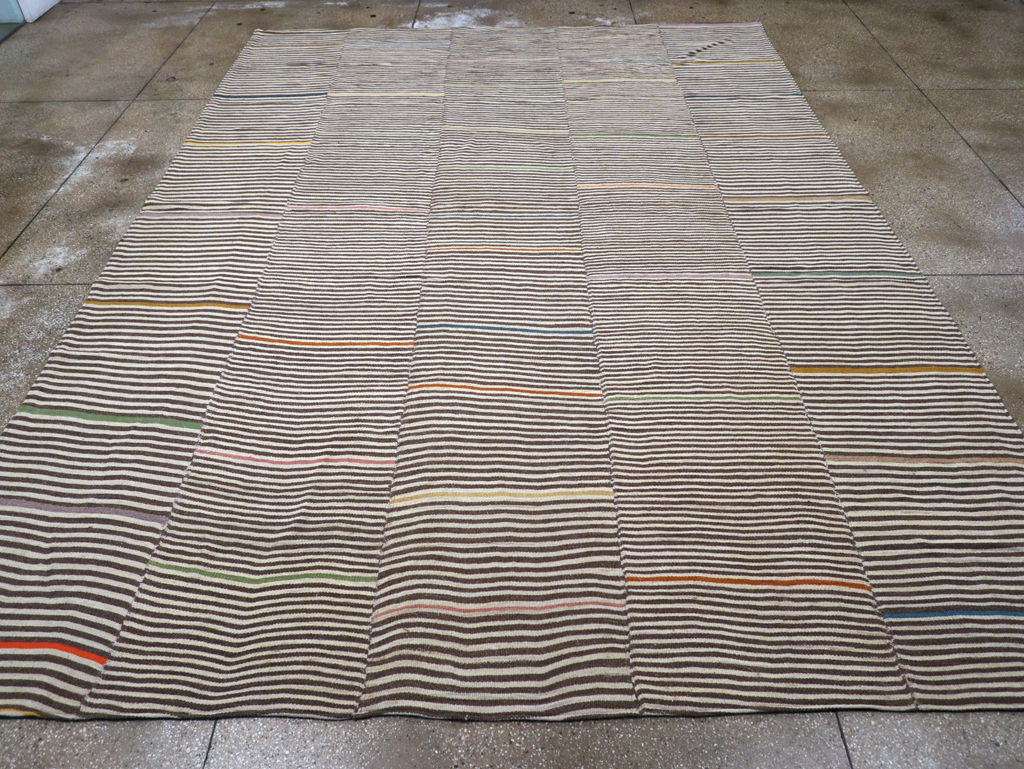 Vintage Perisan Kilim, No.30377 - Staging