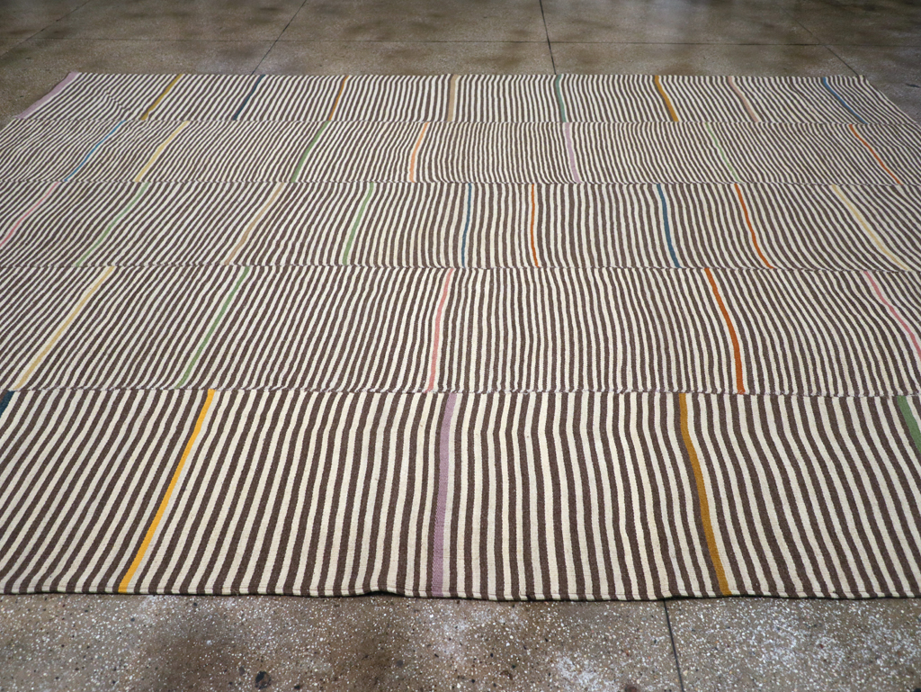 Vintage Perisan Kilim, No.30377 - Staging