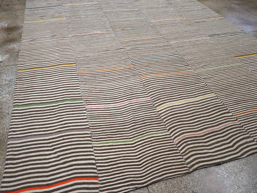 Vintage Perisan Kilim, No.30377 - Staging