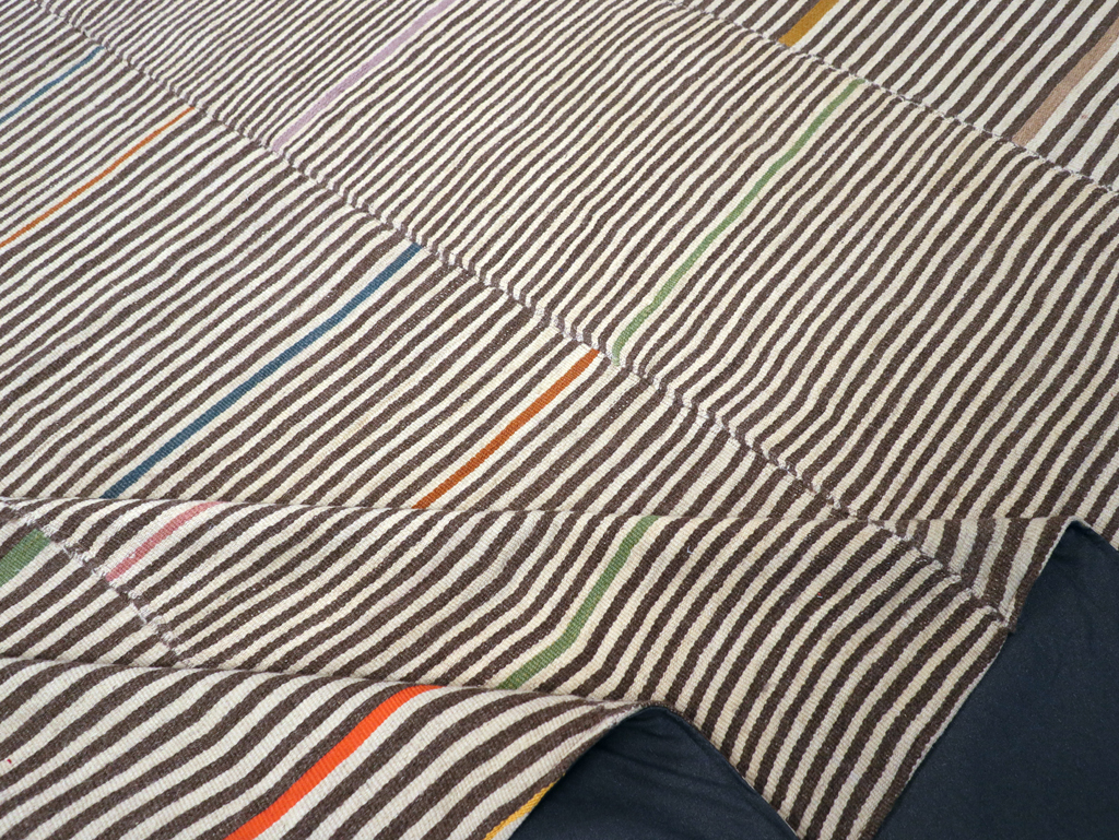 Vintage Perisan Kilim, No.30377 - Staging