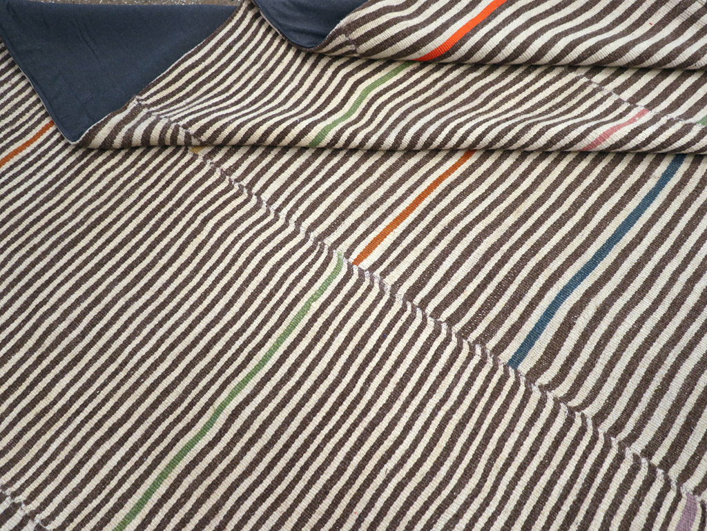 Vintage Perisan Kilim, No.30377 - Staging