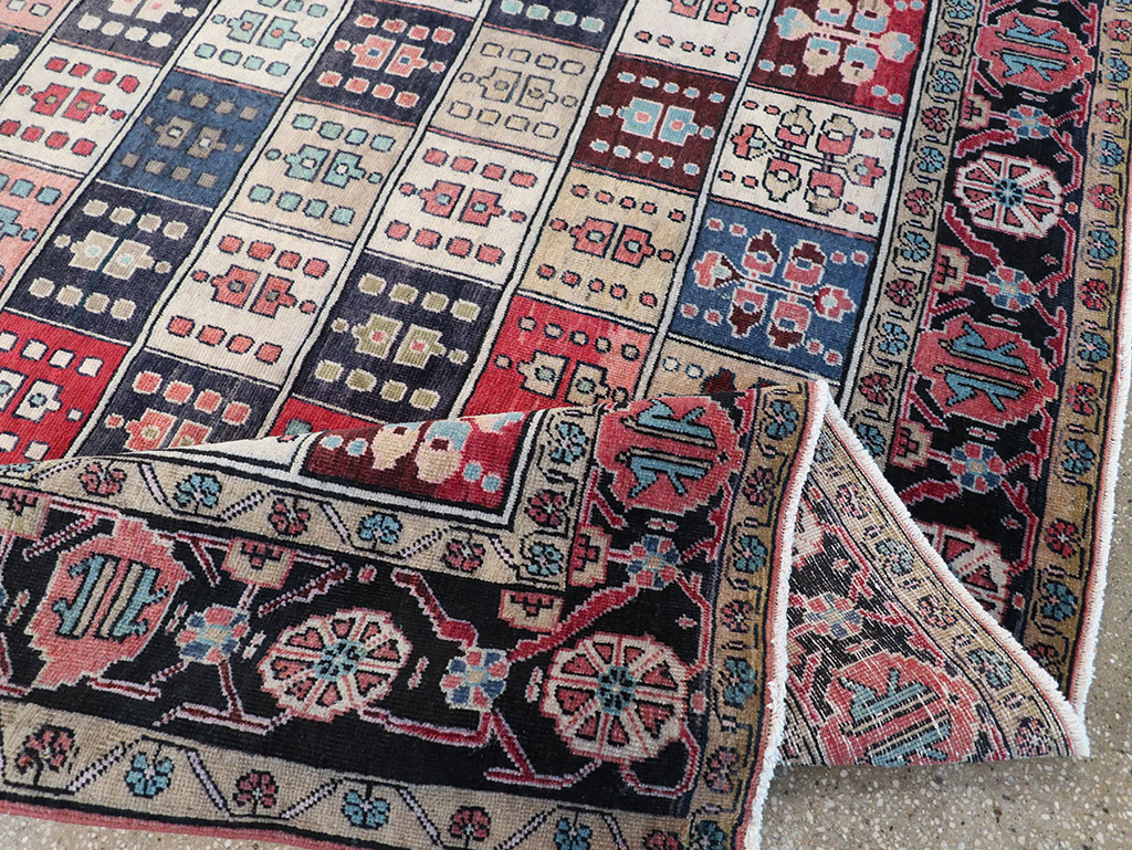 Vintage Persian Veece Small Room Size Carpet, No.30384 - Staging
