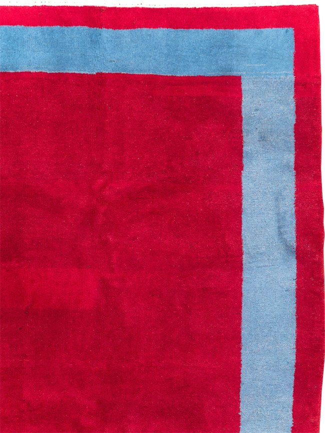 Vintage Anatolian Art Deco Style Carpet, No.30404 - Staging