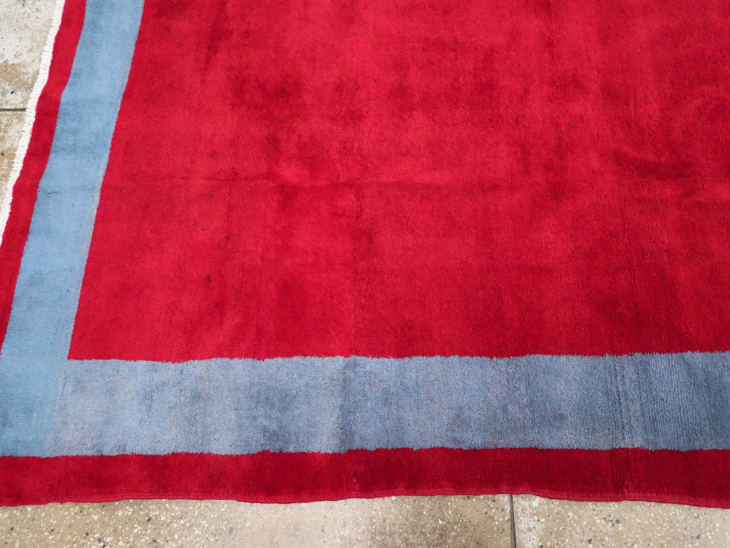 Vintage Anatolian Art Deco Style Carpet, No.30404 - Staging