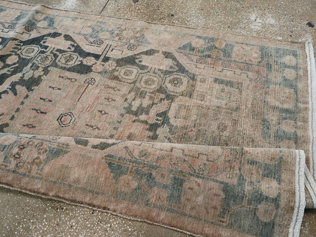 Vintage Persian Malayer Long Runner, No.30415 - Staging