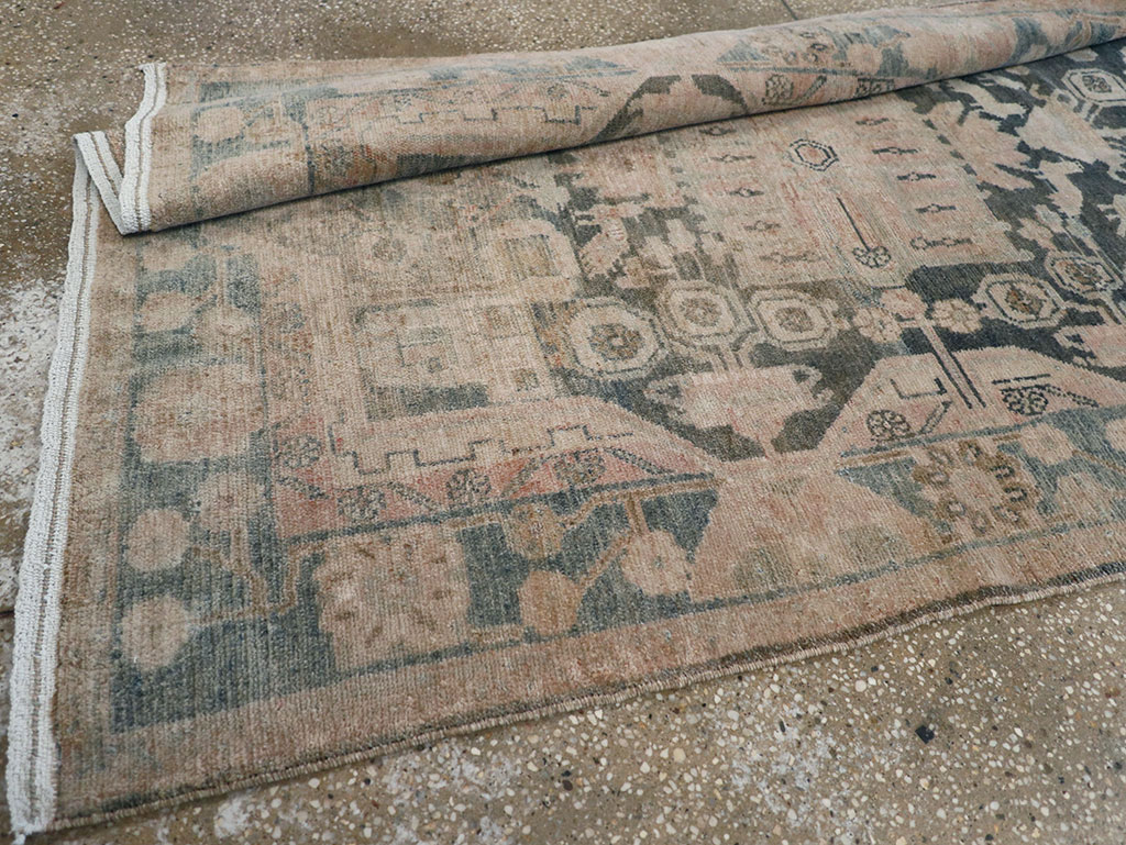 Vintage Persian Malayer Long Runner, No.30415 - Staging