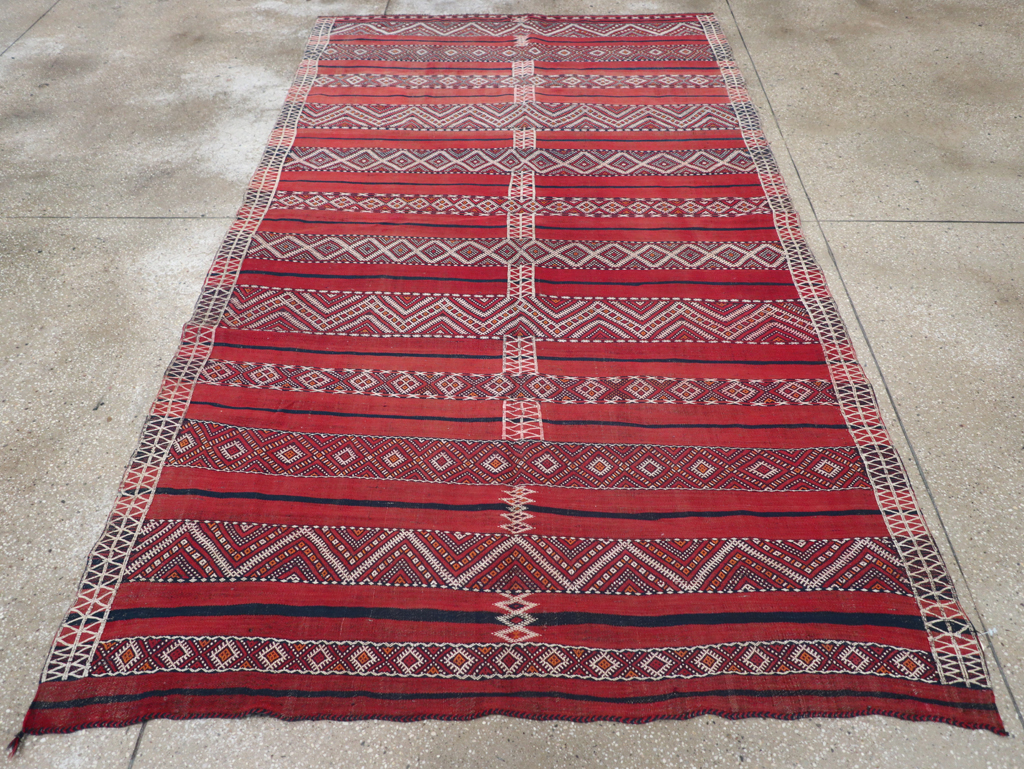 Vintage Persian Kilim, No.30419 - Staging