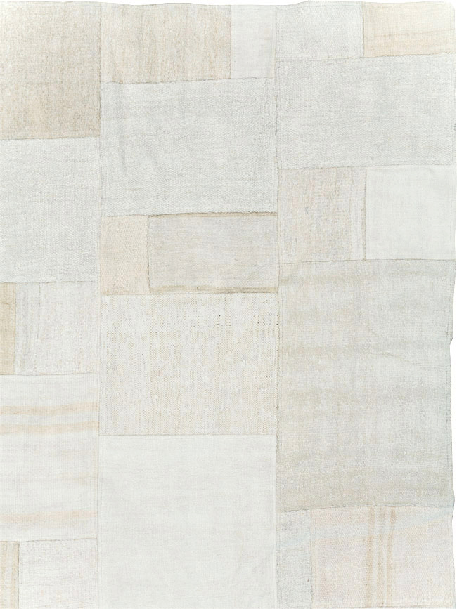 Contemporary Turkish  Room Size  Flatweave Kilim, No.30428 - Staging