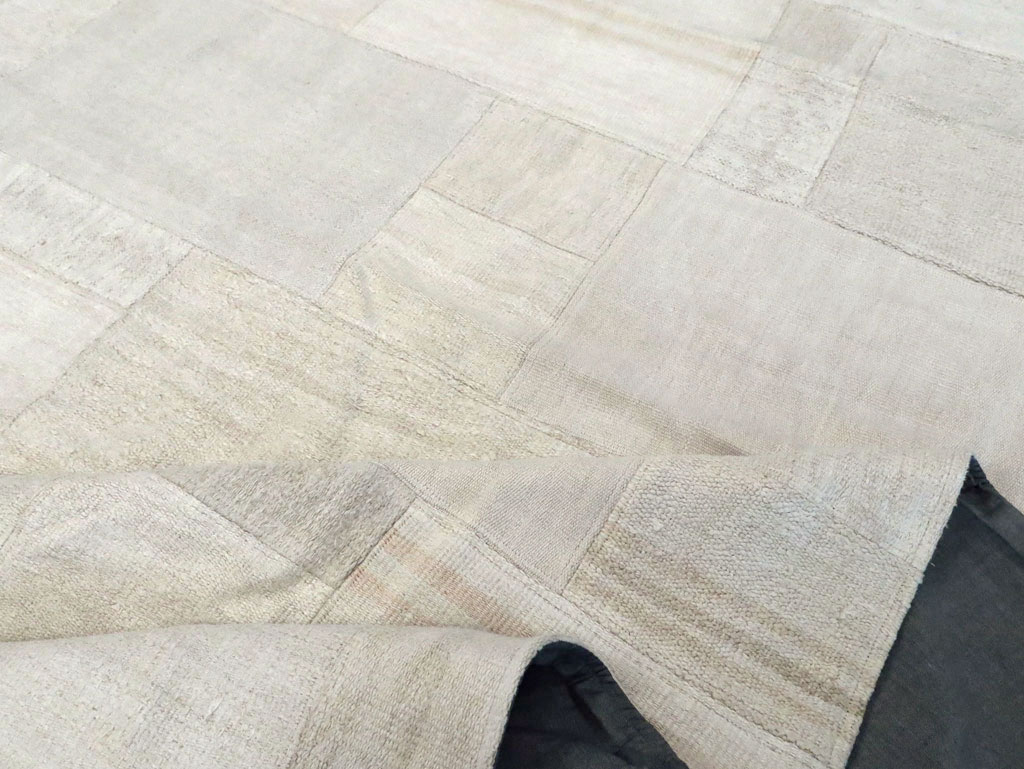 Contemporary Handmade Turkish Flatweave Kilim, No.30432 - Staging