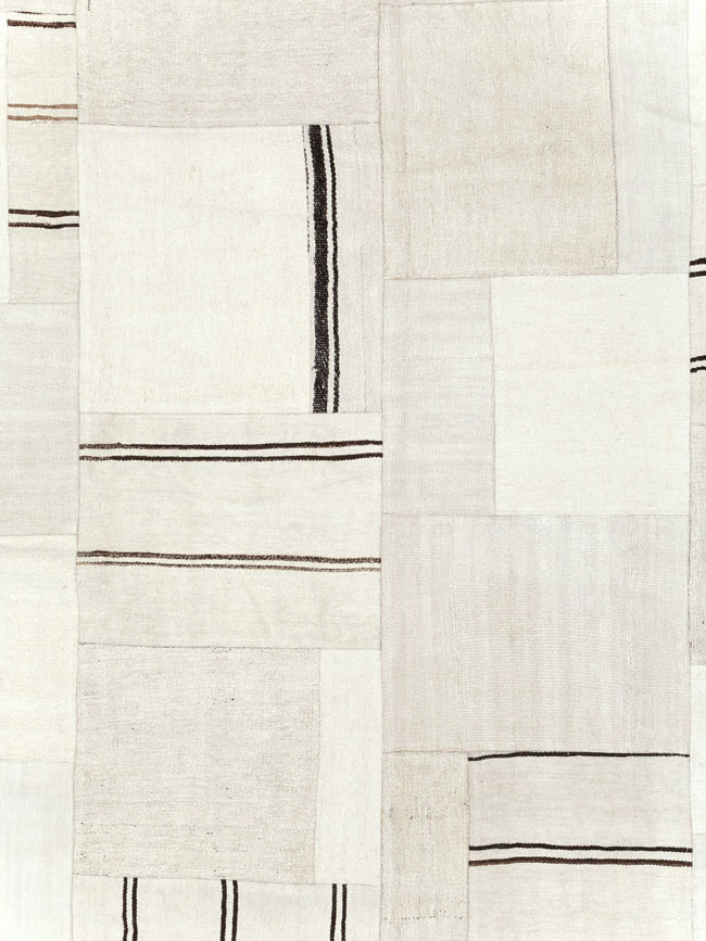 Contemporary Handmade Turkish Flatweave Kilim, No.30436 - Staging