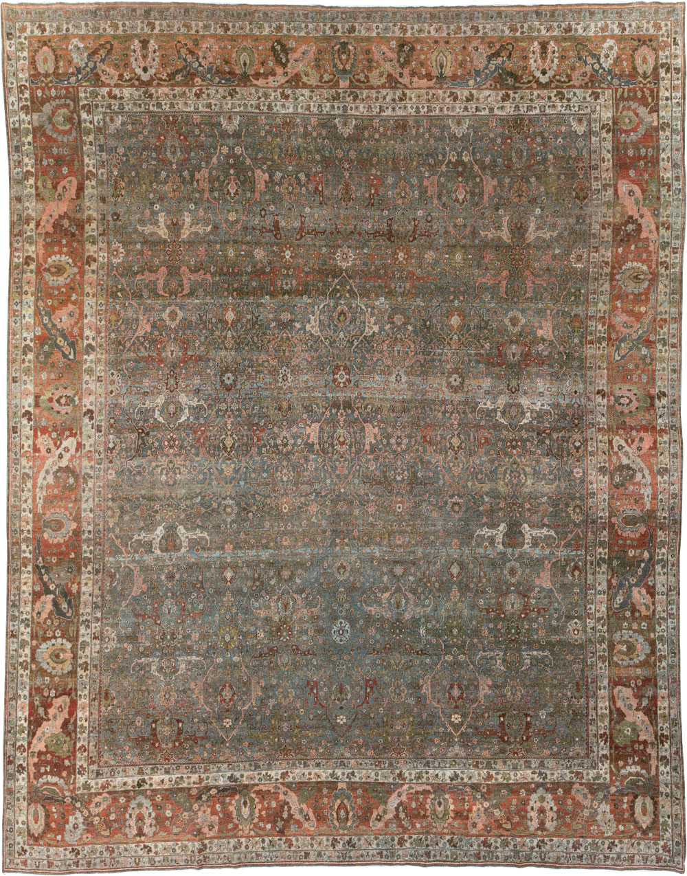 Antique Persian Bidjar Carpet, No.30445 - Staging