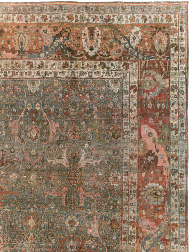 Antique Persian Bidjar Carpet, No.30445 - Staging