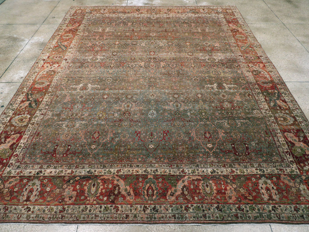 Antique Persian Bidjar Carpet, No.30445 - Staging