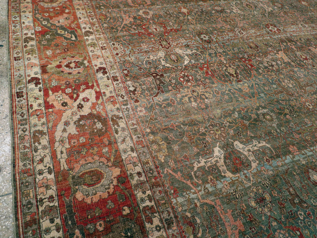 Antique Persian Bidjar Carpet, No.30445 - Staging