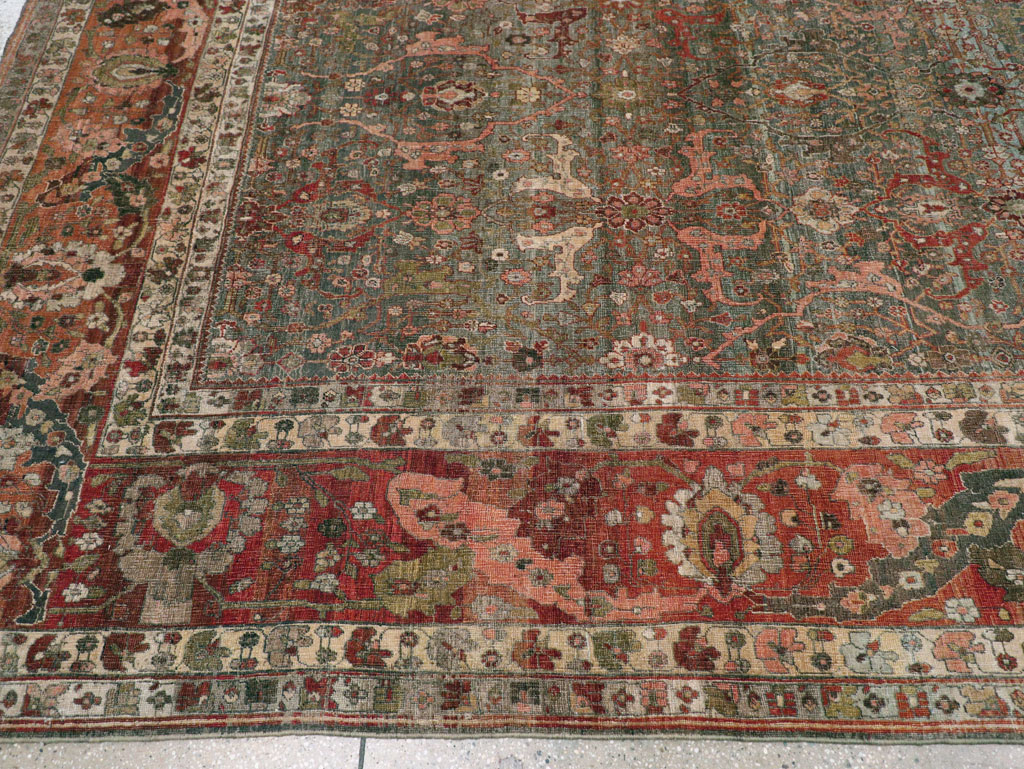 Antique Persian Bidjar Carpet, No.30445 - Staging