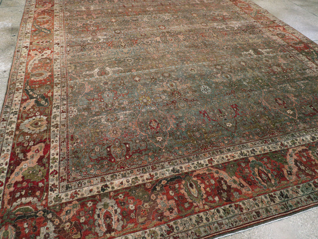 Antique Persian Bidjar Carpet, No.30445 - Staging