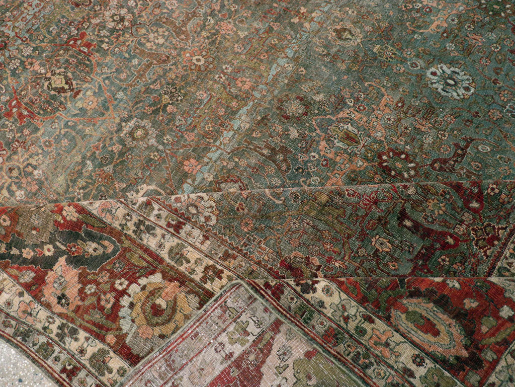 Antique Persian Bidjar Carpet, No.30445 - Staging