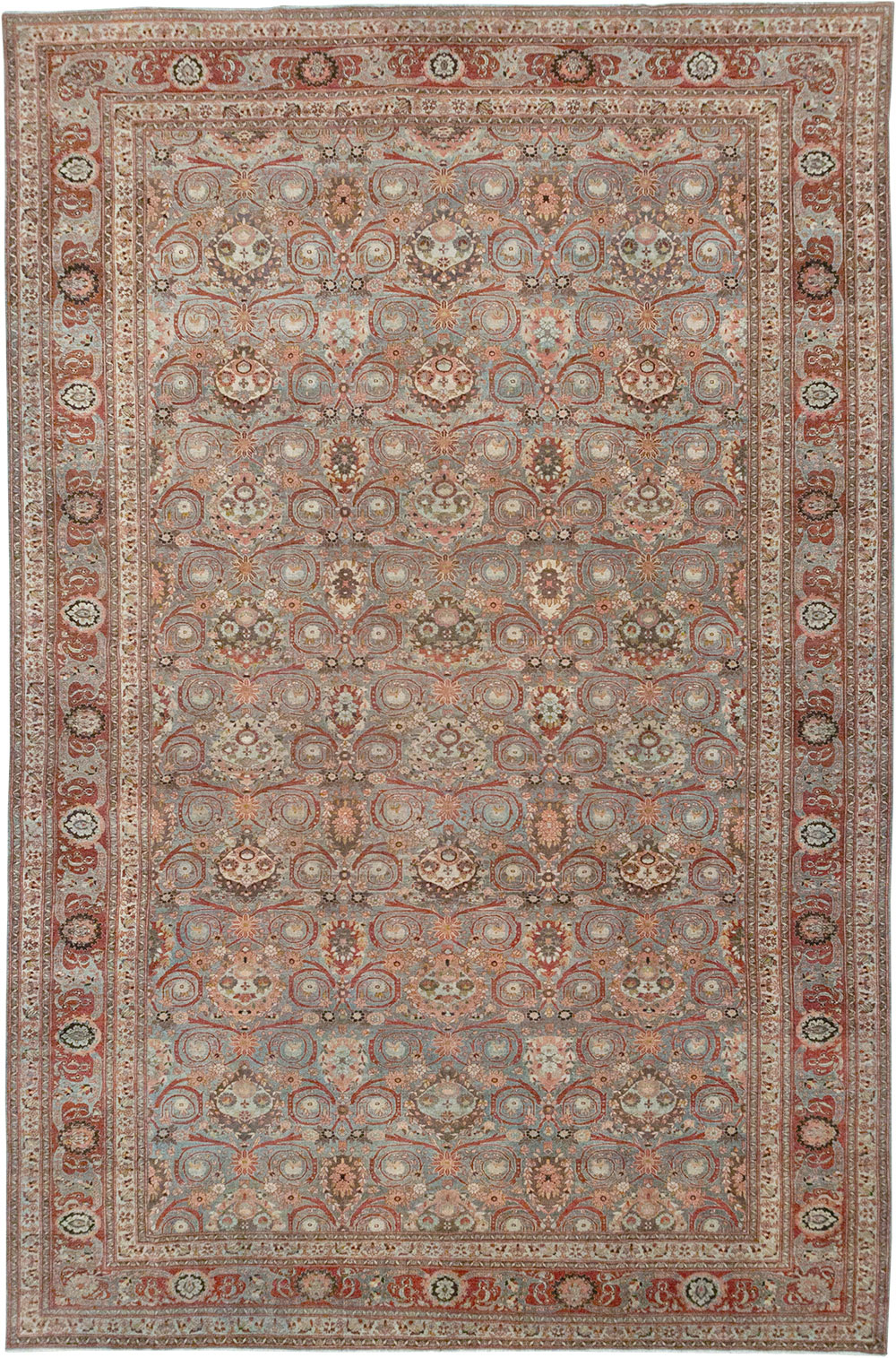 Antique Persian Bidjar Large Carpet, No.30446 - Staging