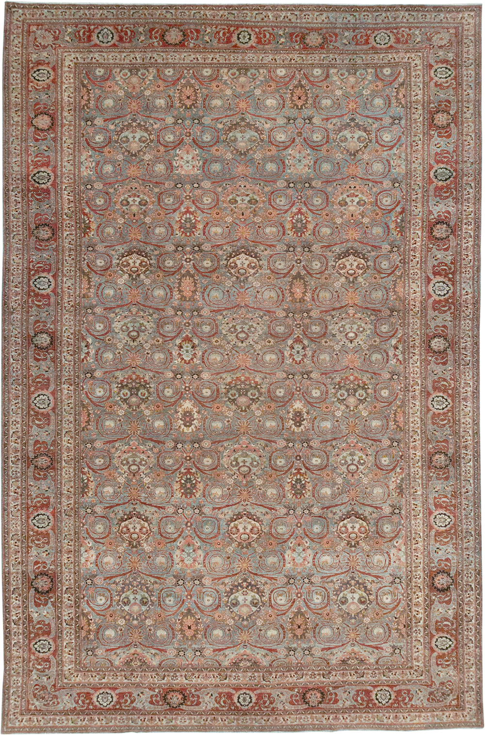 Antique Persian Bidjar Large Carpet, No.30446 - Staging