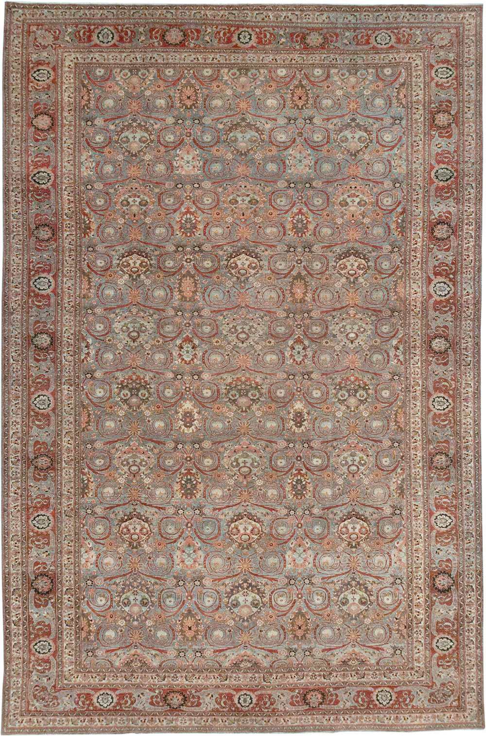 Antique Persian Bidjar Large Carpet, No.30446 - Staging