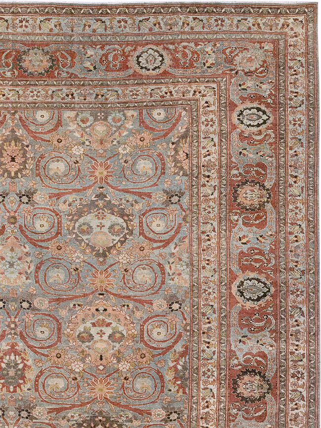 Antique Persian Bidjar Large Carpet, No.30446 - Staging