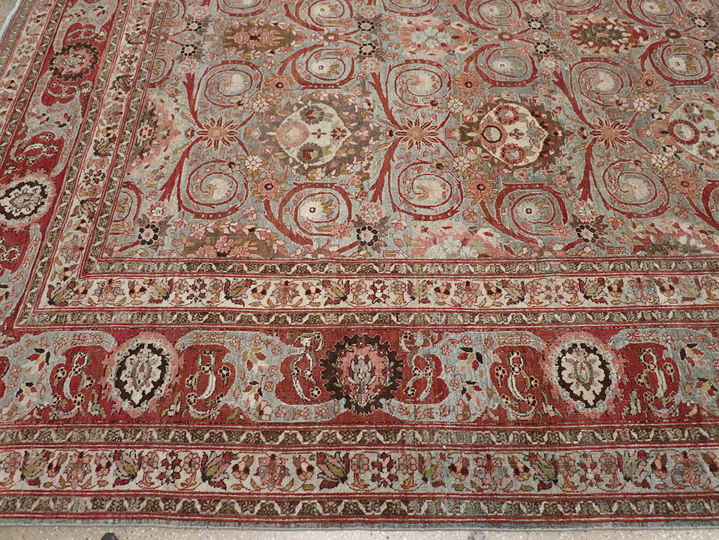 Antique Persian Bidjar Large Carpet, No.30446 - Staging