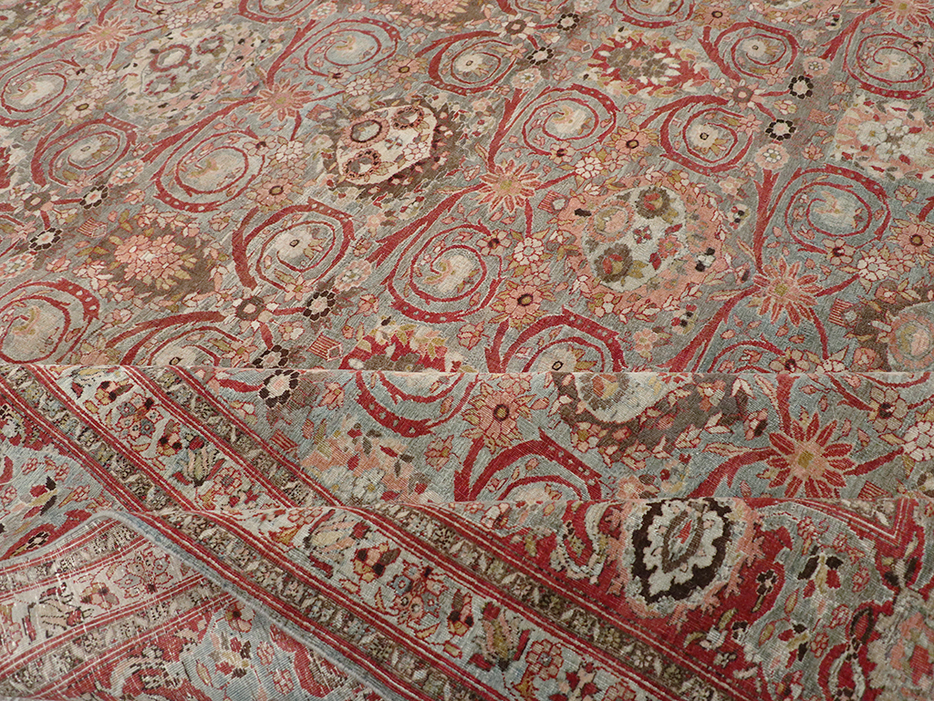 Antique Persian Bidjar Large Carpet, No.30446 - Staging