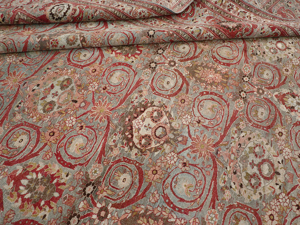 Antique Persian Bidjar Large Carpet, No.30446 - Staging