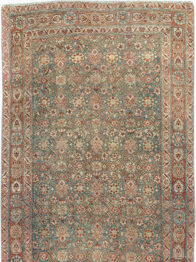 Antique Persian Bidjar Long Runner, No.30447 - Staging