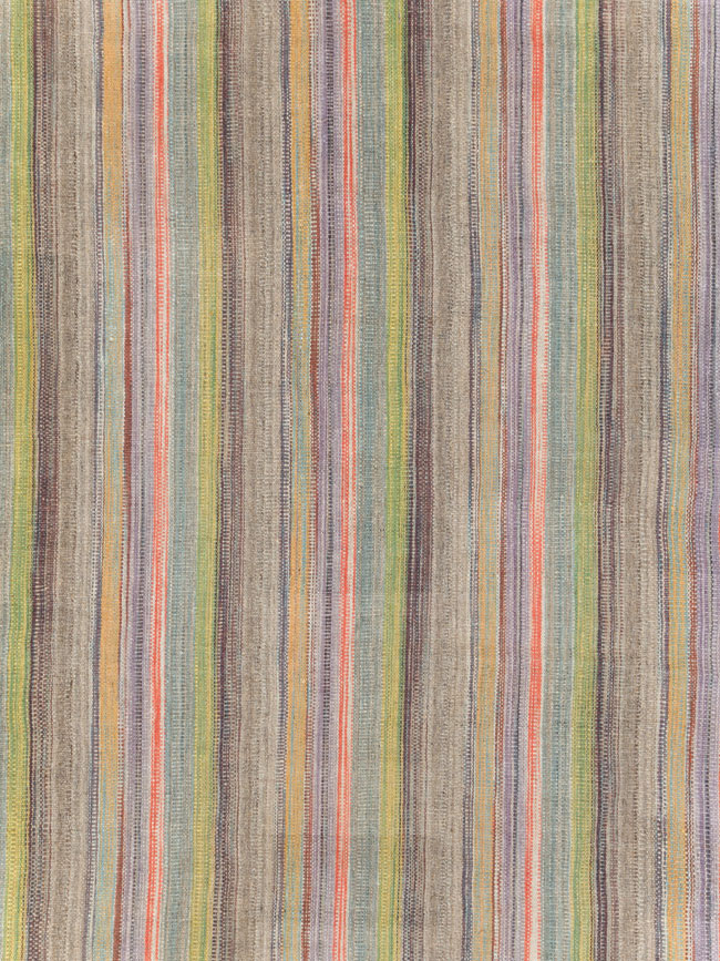 Modern Persian Flatweave Kilim Large Room Size Carpet, No.30451 - Staging