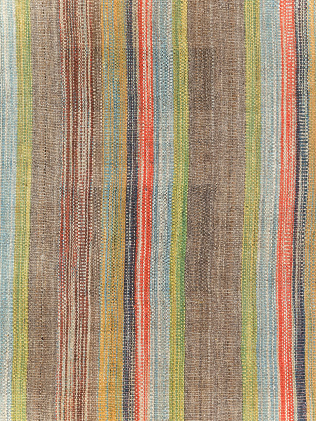 Modern Turkish Flatweave Kilim Room Size Carpet, No.30452 - Staging