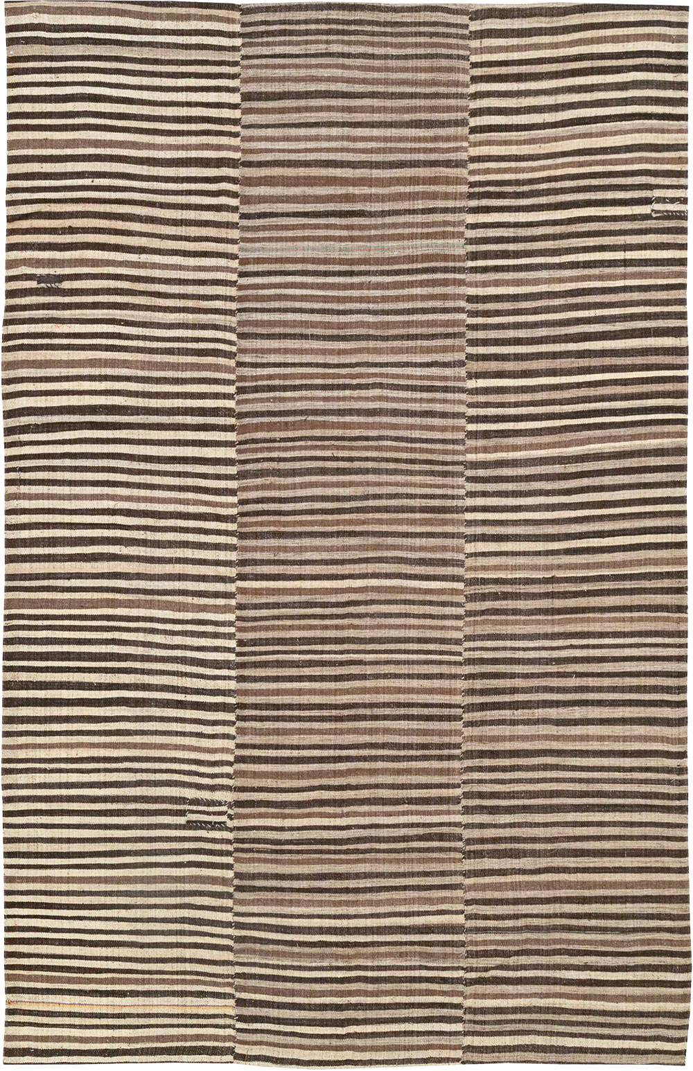Vintage Persian Flatweave Kilim Accent Rug, No.30467 - Staging