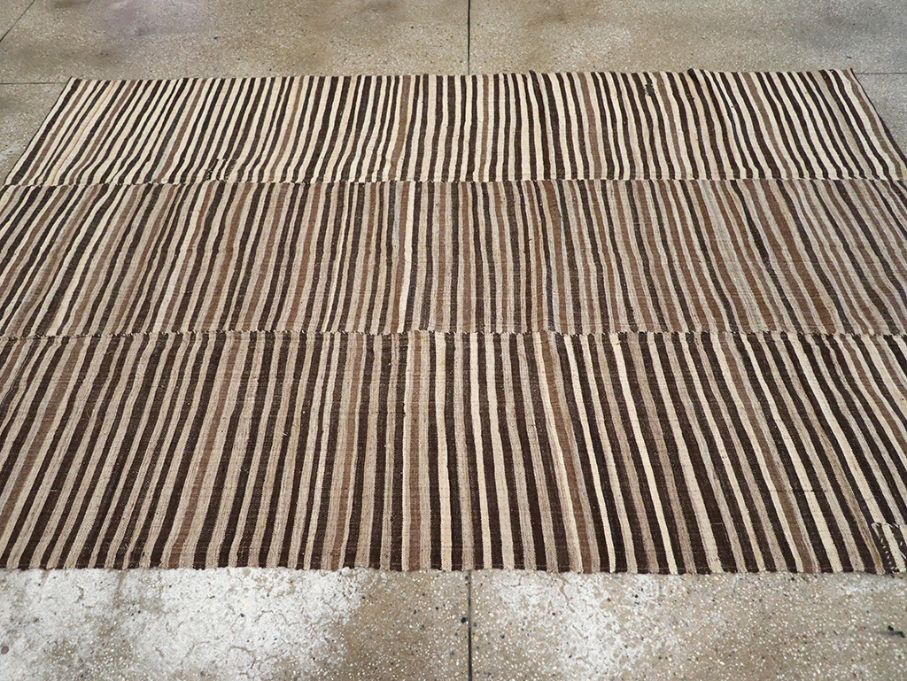 Vintage Persian Flatweave Kilim Accent Rug, No.30467 - Staging