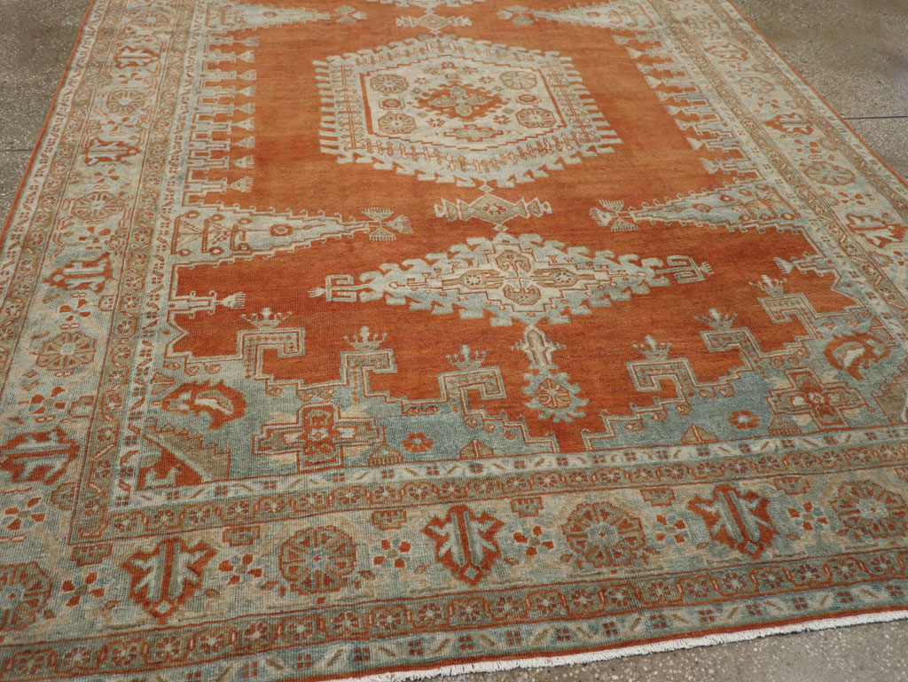 Vintage Persian Veece Small Room Size Carpet, No.30477 - Staging