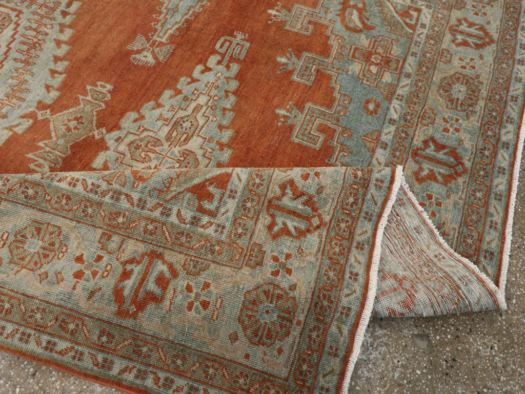 Vintage Persian Veece Small Room Size Carpet, No.30477 - Staging