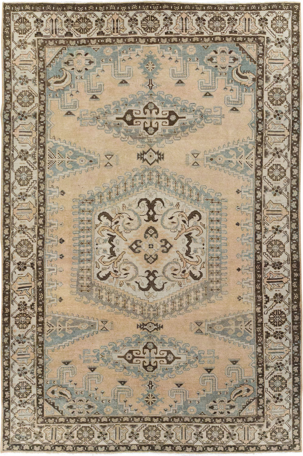 Vintage Persian Veece Accent Carpet, No.30478 - Staging